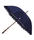 【ムーンバット/MOONBAT】の【WEB版MORE掲載】POLO RALPH LAUREN 晴雨兼用日傘 長傘 エンブフリル/遮光 遮熱 UV ネイビーブルー|ID: prp329100004404049 ipo3291000000032068946