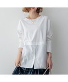 【23区/NIJYUSANKU】の【GLOW10月号掲載/洗える】ナチュラルコットンベアコンビ カットソー ホワイト系|ID: prp329100004404124 ipo3291000000033157328