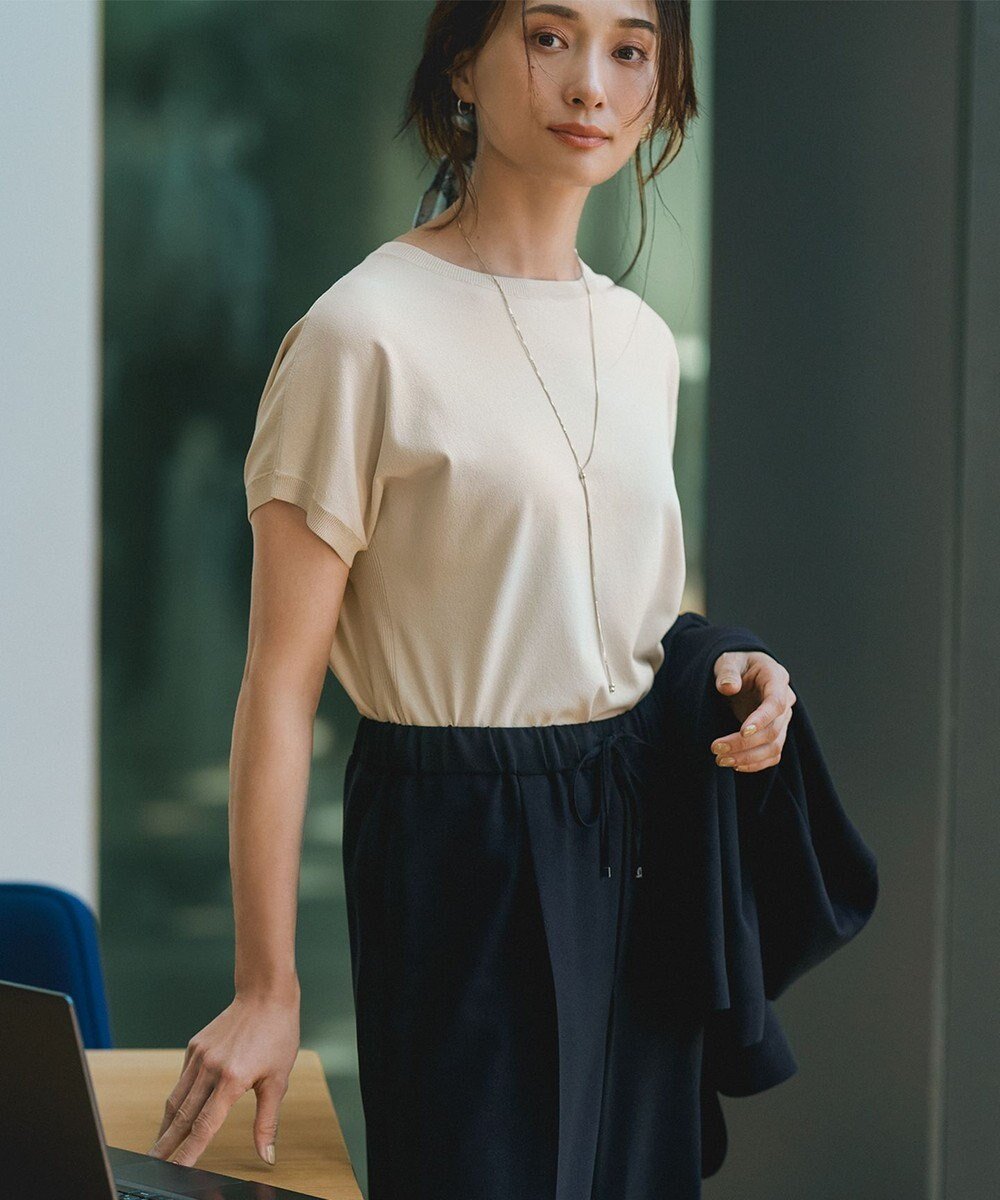 【23区/NIJYUSANKU】の【新色追加/VERY5月号掲載】レーヨンポリエステルストレッチ プルオーバー ニット インテリア・キッズ・メンズ・レディースファッション・服の通販 founy(ファニー) 雑誌掲載アイテム Magazine Picks & Fashion Features ファッション雑誌 Fashion Magazines ヴェリィ VERY ファッション Fashion レディースファッション Fashion for Women トップス・カットソー Cut & Sew Tops ニット Knit Tops & Sweaters カジュアルプルオーバー・ニットトップス Pullovers & Knit Tops / Casual Pullovers イエロー Yellow オレンジ Orange 春 Spring 5月号 May Issue ジャケット Jacket, Outerwear ストレッチ Stretch, Stretchy Fabric セーター Sweater, Knitwear 雑誌 Magazine, Fashion Magazine フォルム Silhouette, Form ボーダー Border, Stripe 無地 Plain, Solid Color リラックス Relax, Relaxed Fit S/S・春夏 SS, Spring/Summer, Warm Season 夏 Summer 2024年 2024 2024春夏・S/S Spring/Summer 2024 SS24 エレガント 上品 Elegant ビジネス 仕事 通勤 Business / Work / Commuting ベージュ系|ID: prp329100004404331 ipo3291000000034201872