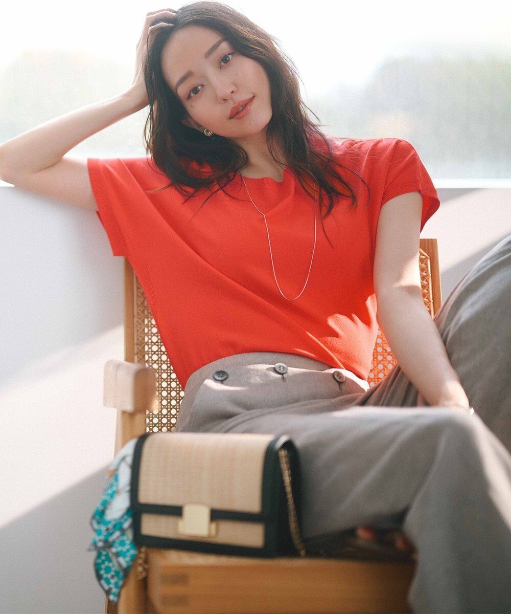 【23区/NIJYUSANKU】の【新色追加/VERY5月号掲載】レーヨンポリエステルストレッチ プルオーバー ニット インテリア・キッズ・メンズ・レディースファッション・服の通販 founy(ファニー) 雑誌掲載アイテム Magazine Picks & Fashion Features ファッション雑誌 Fashion Magazines ヴェリィ VERY ファッション Fashion レディースファッション Fashion for Women トップス・カットソー Cut & Sew Tops ニット Knit Tops & Sweaters カジュアルプルオーバー・ニットトップス Pullovers & Knit Tops / Casual Pullovers イエロー Yellow オレンジ Orange 春 Spring 5月号 May Issue ジャケット Jacket, Outerwear ストレッチ Stretch, Stretchy Fabric セーター Sweater, Knitwear 雑誌 Magazine, Fashion Magazine フォルム Silhouette, Form ボーダー Border, Stripe 無地 Plain, Solid Color リラックス Relax, Relaxed Fit S/S・春夏 SS, Spring/Summer, Warm Season 夏 Summer 2024年 2024 2024春夏・S/S Spring/Summer 2024 SS24 エレガント 上品 Elegant ビジネス 仕事 通勤 Business / Work / Commuting オレンジ系|ID: prp329100004404331 ipo3291000000034201885