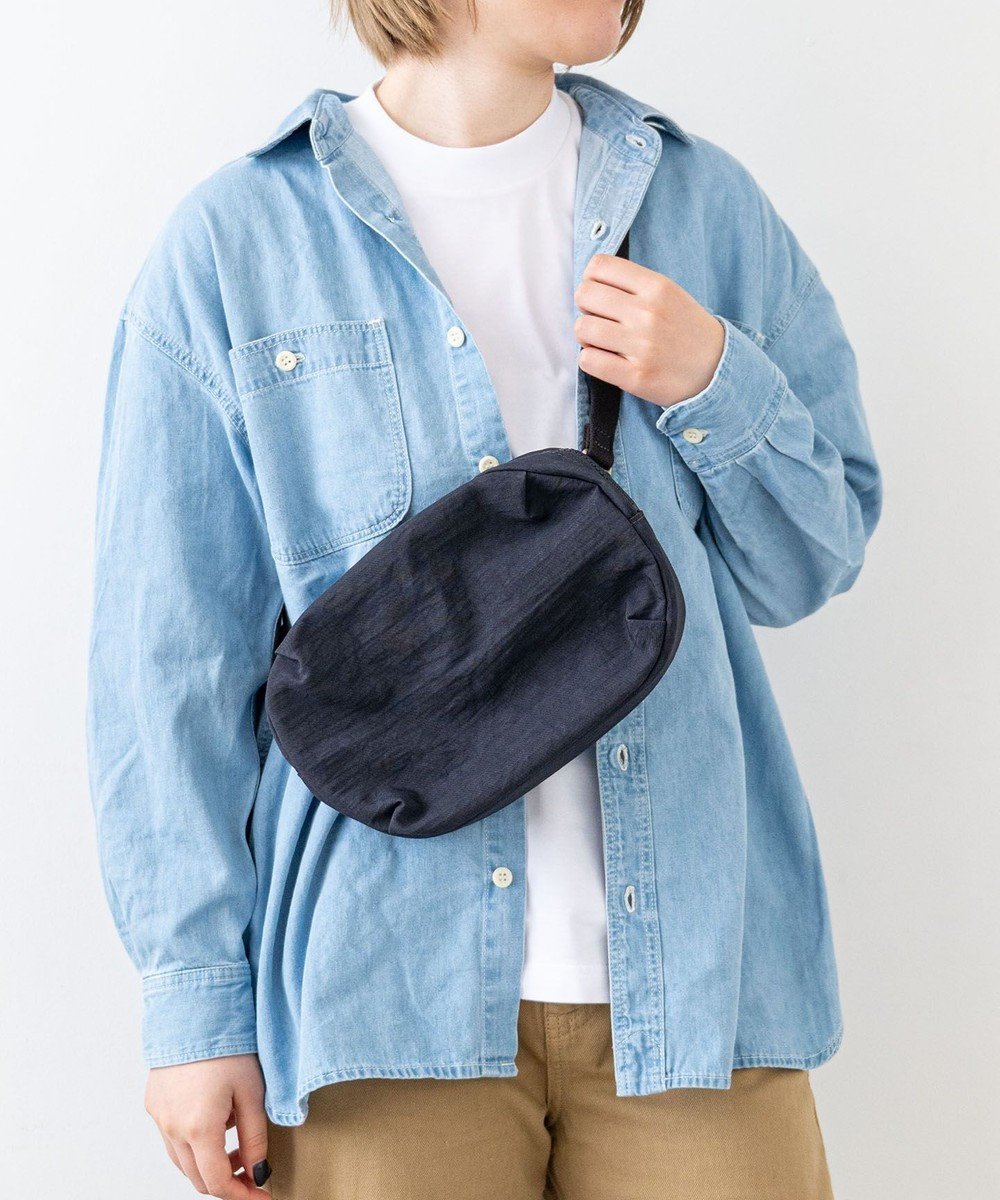 【ニジュウ カノウ/NIZYU KANO】の【撥水】FUKUI SIWA ナイロンボディバッグ Sサイズ インテリア・キッズ・メンズ・レディースファッション・服の通販 founy(ファニー) 　ファッション　Fashion　レディースファッション　WOMEN　ポーチ　Pouches　クッション　Cushion　シンプル　Simple　ポケット　Pocket　ポーチ　Pouch　メッシュ　Mesh　ダークグレー|ID: prp329100004404342 ipo3291000000031968985