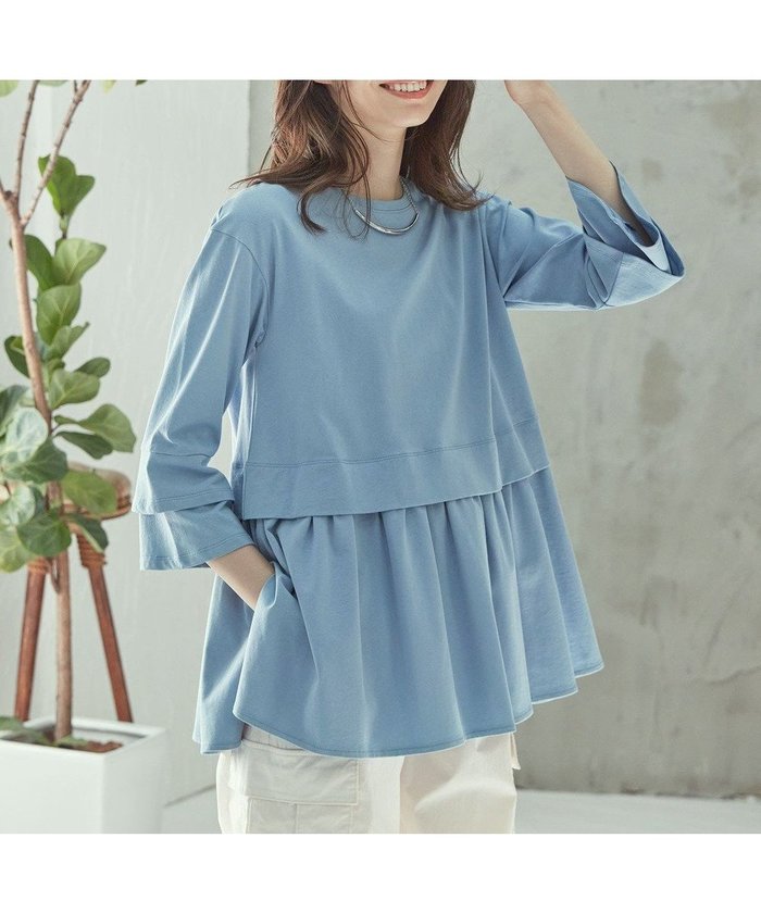 【23区/NIJYUSANKU】の【SLOW/好評につき新色追加】エフォートレス デザインTシャツ インテリア・キッズ・メンズ・レディースファッション・服の通販 founy(ファニー) https://founy.com/ ファッション Fashion レディースファッション WOMEN トップス・カットソー Tops/Tshirt シャツ/ブラウス Shirts/Blouses ロング / Tシャツ T-Shirts カットソー Cut and Sewn 春 Spring カットソー Cut And Sew カーゴパンツ Cargo Pants スリット Slit デニム Denim 定番 Standard ベーシック Basic S/S・春夏 Ss・Spring/Summer 再入荷 Restock/Back In Stock/Re Arrival おすすめ Recommend 夏 Summer 2024年 2024 2024春夏・S/S Ss,Spring/Summer,2024 |ID: prp329100004404416 ipo3291000000031963739