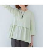 【23区/NIJYUSANKU】の【SLOW/好評につき新色追加】エフォートレス デザインTシャツ スモーキーグリーン系|ID: prp329100004404416 ipo3291000000031963749