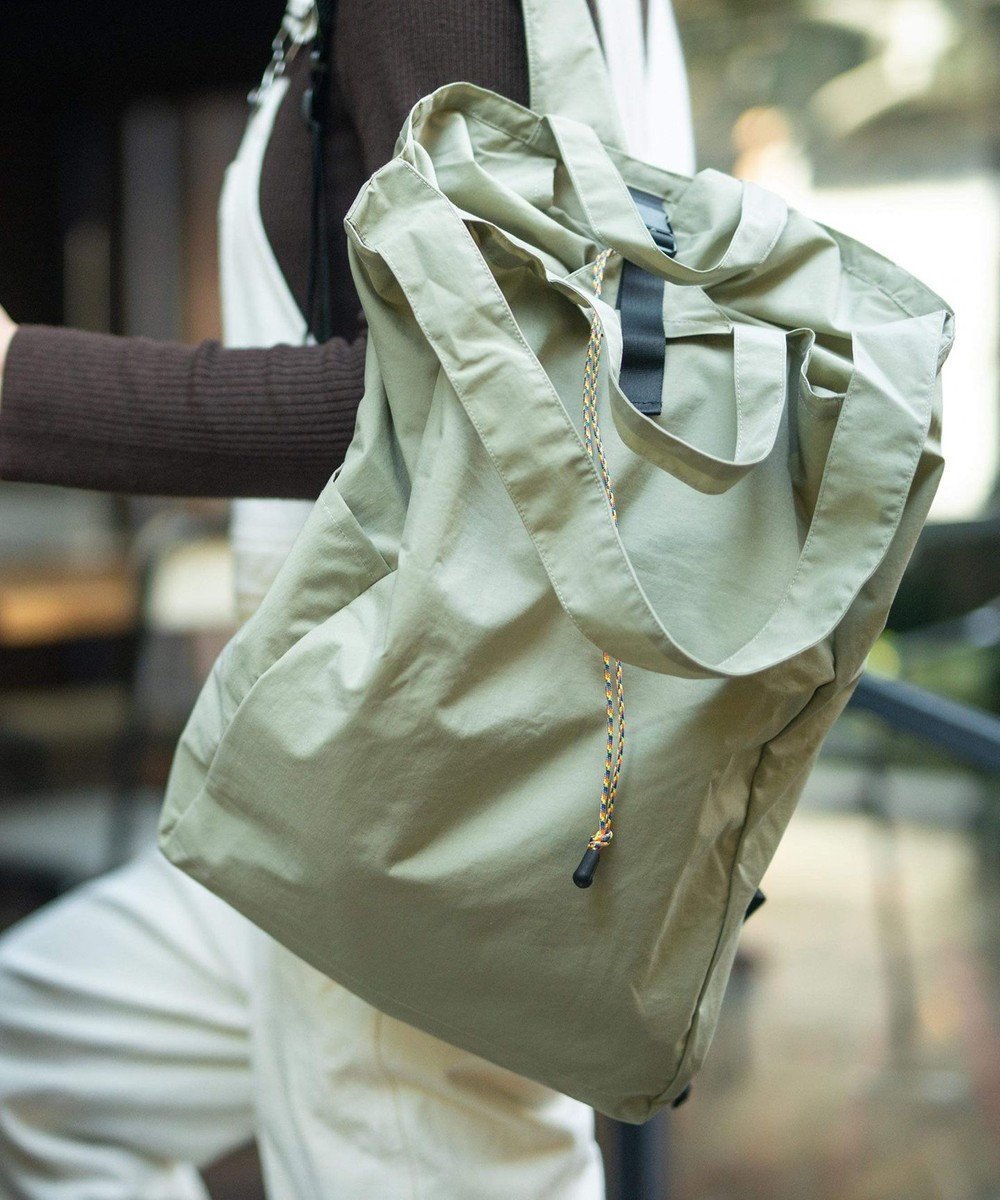 【ニジュウ カノウ/NIZYU KANO】のポケッタブル 3wayリュック 人気、トレンドファッション・服の通販 founy(ファニー) ファッション Fashion レディースファッション Fashion for Women バッグ Bags コラボ Collaboration, Collab 巾着 Drawstring Bag, Kinchaku 軽量 Lightweight, Ultra Light シンプル Simple, Minimal ポケット Pocket, Pocket Detail リュック Backpack, Rucksack other-1|ID: prp329100004404569 ipo3291000000034246506