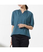 【ジェイ プレス/J.PRESS】の【接触冷感】プレーティングジャージー ペプラム カットソー シーブルー系|ID: prp329100004404683 ipo3291000000032669254