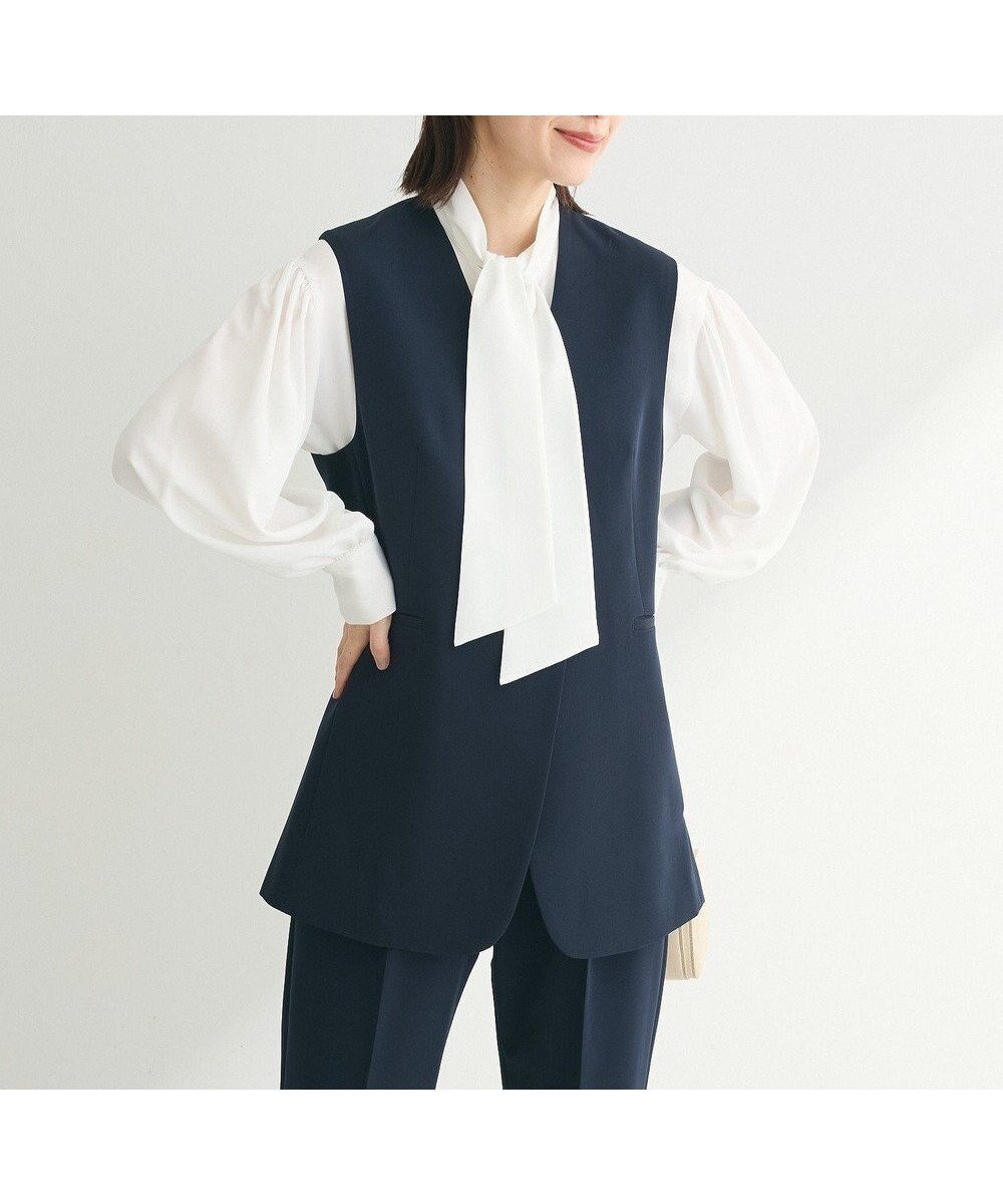 【グリーンパークス/Green Parks】のef-de ジレジャケット インテリア・キッズ・メンズ・レディースファッション・服の通販 founy(ファニー) 　ファッション　Fashion　レディースファッション　WOMEN　アウター　Coat Outerwear　ジャケット　Jackets　オケージョン　Occasion　ベスト　Vest　ポケット　Pocket　エレガント 上品　Elegant　夏　Summer　S/S・春夏　Ss・Spring/Summer　A/W・秋冬　Aw・Autumn/Winter・Fw・Fall-Winter　Dark Navy|ID: prp329100004404737 ipo3291000000031976521