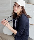 【ティアクラッセ/Tiaclasse】の【小倉優子さん着用・洗える】サマーニットショートパーカー ネイビー|ID: prp329100004404808 ipo3291000000031088433