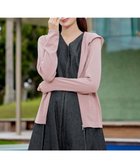 【ティアクラッセ/Tiaclasse】の【小倉優子さん着用】サマーニットショートパーカー ピンク|ID: prp329100004404808 ipo3291000000035728538