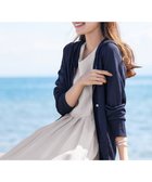 【ティアクラッセ/Tiaclasse】の【小倉優子さん着用】サマーニットショートパーカー ネイビー|ID: prp329100004404808 ipo3291000000035728546