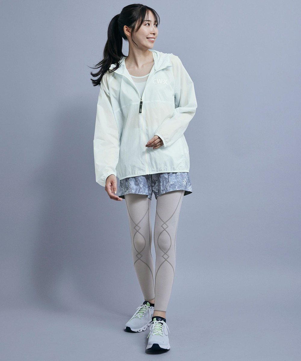 【シーダブリューエックス/CW-X】の【WOMEN】 ランニングボトム ショートパンツ 3分丈 DHY611 /ワコール インテリア・キッズ・メンズ・レディースファッション・服の通販 founy(ファニー) 　ファッション　Fashion　レディースファッション　WOMEN　パンツ　Pants　ハーフ / ショートパンツ　Short Pants　ショート　Short　パターン　Pattern　ボトム　Bottom　ポケット　Pocket　ランニング　Running　再入荷　Restock/Back In Stock/Re Arrival　グレイッシュブルー|ID: prp329100004404935 ipo3291000000031977582