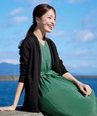 【ティアクラッセ/Tiaclasse】の【新色追加・UVケア・接触冷感】“やみつき”着ながしロングカットソーカーデ ブラック|ID: prp329100004405087 ipo3291000000031936391
