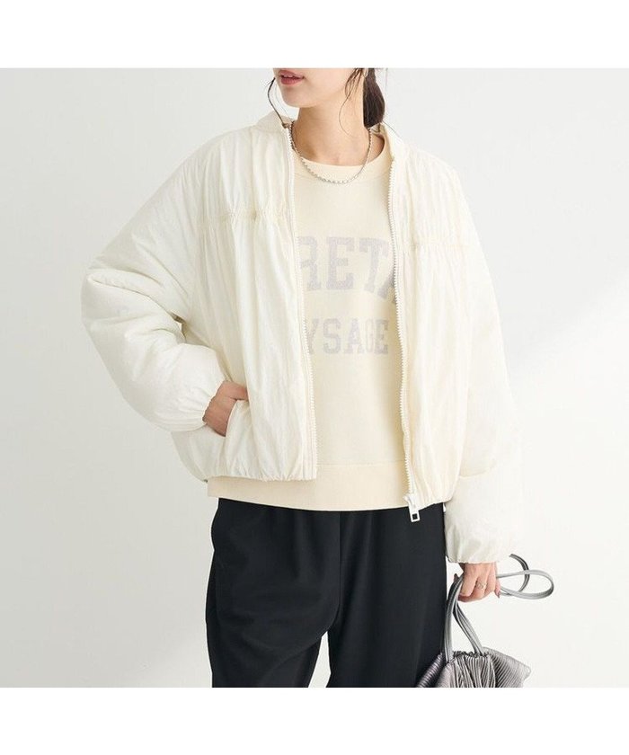 【グリーンパークス/Green Parks】の中綿シャーリングブルゾン インテリア・キッズ・メンズ・レディースファッション・服の通販 founy(ファニー) https://founy.com/ ファッション Fashion レディースファッション WOMEN アウター Coat Outerwear ジャケット Jackets ブルゾン Blouson/Jackets おすすめ Recommend ギャザー Gather コンパクト Compact シャーリング Shirring ジャケット Jacket フォルム Form フロント Front ブルゾン Blouson ボトム Bottom ポケット Pocket 今季 This Season 夏 Summer 春 Spring S/S・春夏 Ss・Spring/Summer |ID: prp329100004405164 ipo3291000000031982088