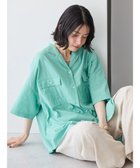 【アメリカンホリック/AMERICAN HOLIC】の接触冷感+UVカットWポケットBIGシャツチュニック Stripe|ID: prp329100004405341 ipo3291000000031917051