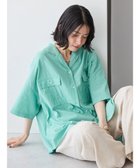 【アメリカンホリック/AMERICAN HOLIC】の接触冷感+UVカットWポケットBIGシャツチュニック Stripe|ID: prp329100004405341 ipo3291000000033249027