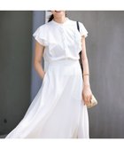 【組曲/KUMIKYOKU】のステッチストライプドビー フレアスカート アイボリー系|ID: prp329100004405574 ipo3291000000034355286