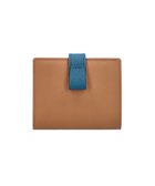 【アトリエヌウ/Atelier nuu】の【受注生産の新カラー登場/ミニ財布/バイカラー/本革】noble 二つ折れウォレット キャメル×ブルー|ID: prp329100004406173 ipo3291000000032308798