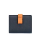 【アトリエヌウ/Atelier nuu】の【受注生産の新カラー登場/ミニ財布/バイカラー/本革】noble 二つ折れウォレット ネイビー×オレンジ|ID: prp329100004406173 ipo3291000000032308801