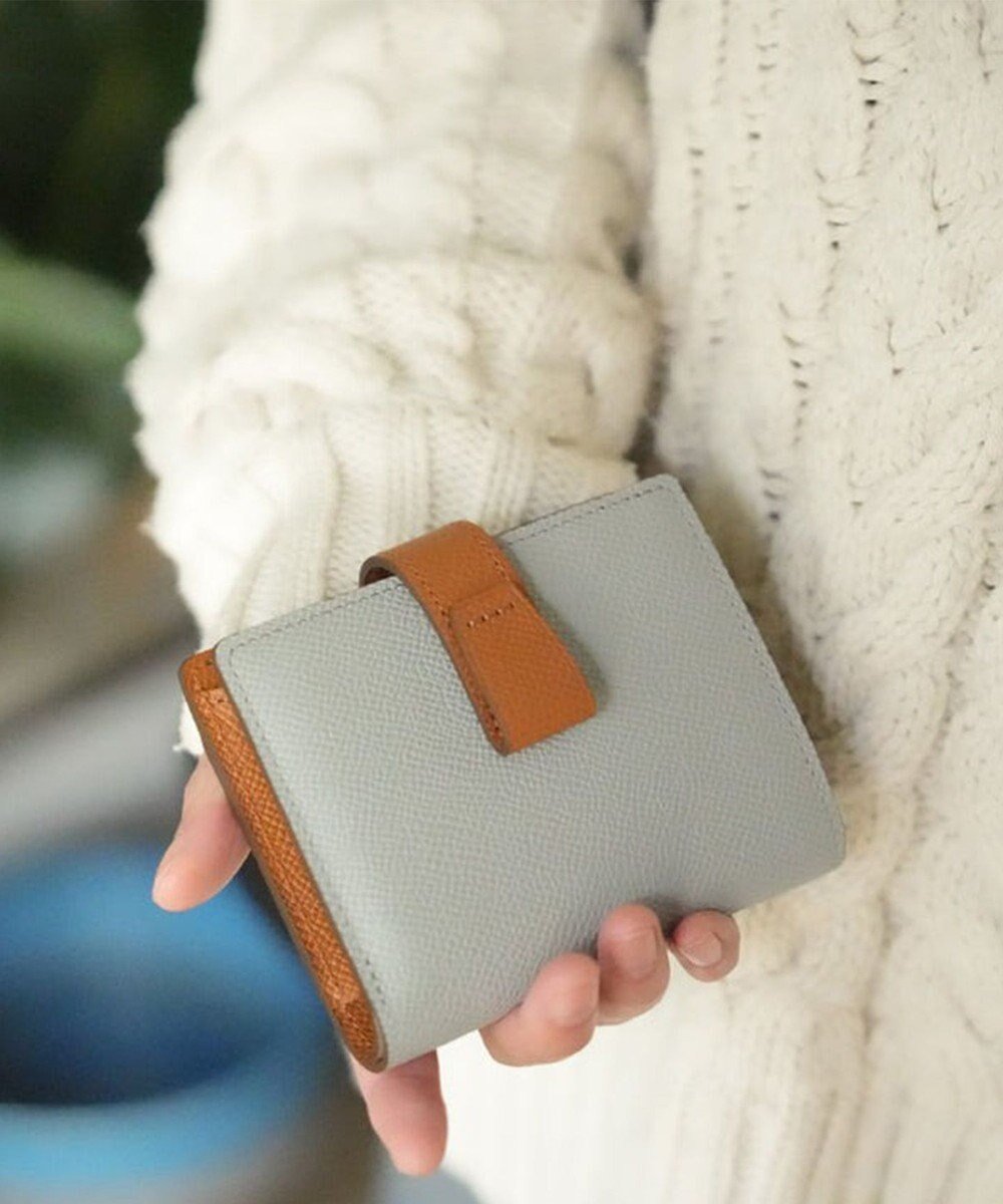 【アトリエヌウ/Atelier nuu】の【受注生産の新カラー登場/ミニ財布/バイカラー/本革】noble 二つ折れウォレット インテリア・キッズ・メンズ・レディースファッション・服の通販 founy(ファニー) 　ファッション　Fashion　レディースファッション　Ladies' Fashion Online　財布　Wallets　イエロー　Yellow　ウォレット　Wallet　財布　Wallet　人気　Popularity　フラップ　Flap　ポケット　Pocket　NEW・新作・新着・新入荷　New Arrivals　おすすめ　Recommend　アイスグレー×キャメル|ID: prp329100004406173 ipo3291000000032308805