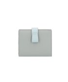【アトリエヌウ/Atelier nuu】の【受注生産の新カラー登場/ミニ財布/バイカラー/本革】noble 二つ折れウォレット new!アイスグレー×ライトブルー|ID: prp329100004406173 ipo3291000000032662396