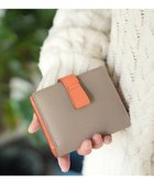 【アトリエヌウ/Atelier nuu】の【受注生産の新カラー登場/ミニ財布/バイカラー/本革】noble 二つ折れウォレット グレージュ×ピンク|ID: prp329100004406173 ipo3291000000032662399