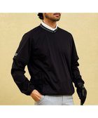 【23区 ゴルフ/23区GOLF / MEN】の【MEN】【撥水/防風/ストレッチ】シワになりにくい大きめポケット付きエアリージャージープルオーバー ブラック系|ID: prp329100004406238 ipo3291000000031987995