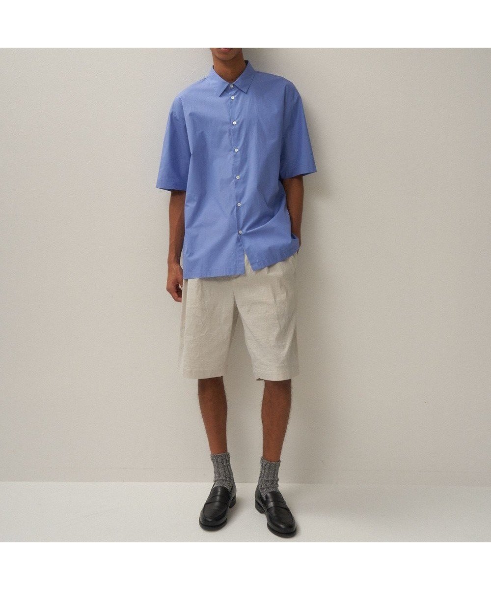 【エイトン/ATON】のSUVIN BROAD ショートスリーブシャツ- UNISEX インテリア・キッズ・メンズ・レディースファッション・服の通販 founy(ファニー) 　ファッション　Fashion　レディースファッション　Fashion for Women　トップス・カットソー　Cut & Sew Tops　シャツ・ブラウス・オフィスカジュアル　Elegant Blouses & Button-Ups　ユニセックス　Unisex, Genderless　インド　Indian Textile　ブロード　Broadcloth, Fine Cotton　半袖　Short Sleeve, Half Sleeve　夏　Summer　春　Spring　S/S・春夏　SS, Spring/Summer, Warm Season　SAX|ID: prp329100004406280 ipo3291000000033463277