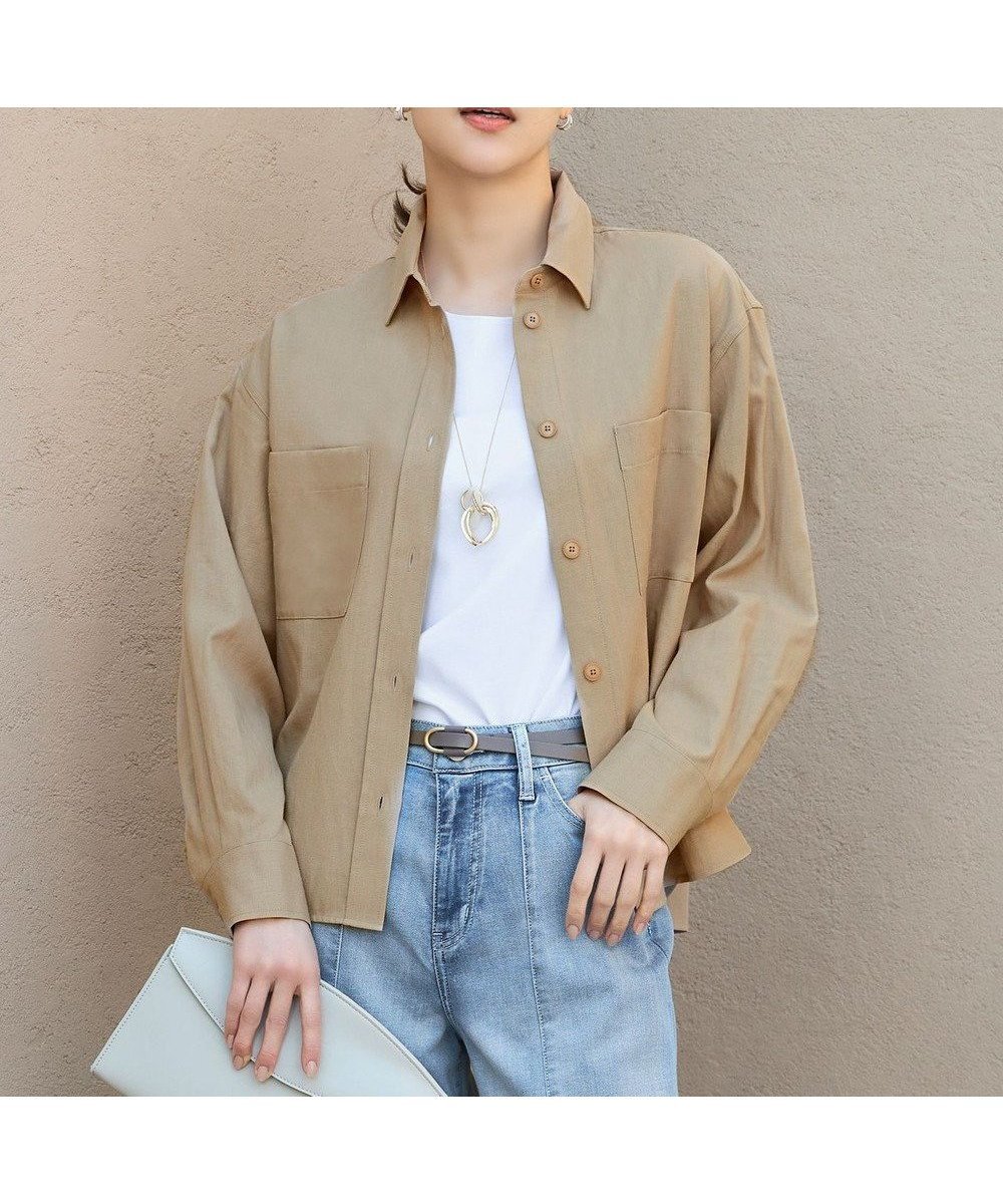 【自由区/JIYU-KU】の【洗える】ドビーオックスストレッチシャツ アウター 人気、トレンドファッション・服の通販 founy(ファニー) 　ファッション　Fashion　レディースファッション　Fashion for Women　アウター　Coat / Outerwear Collection　レディースジャケット・軽アウター　Jackets　インナー　Innerwear　ジャケット　Jacket, Outerwear　ストレッチ　Stretch, Stretchy Fabric　タンブラー　Tumbler, Travel Mug　バランス　Balance, Style Balance　ベーシック　Basic, Essential　ボックス　Boxy, Box Shape　ボトム　Bottoms, Lower Wear　リネン　Linen, Linen Fabric　夏　Summer　春　Spring　S/S・春夏　SS, Spring/Summer, Warm Season　洗える　Machine Washable　 other-1|ID: prp329100004406289 ipo3291000000033817878