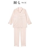 【ワコール 睡眠科学/wacoal suimin】の【パジャマ】 長袖・長ズボン シルクサテン 吸放湿性 睡眠科学/ワコール YDX582 ピンク|ID: prp329100004406295 ipo3291000000031975402