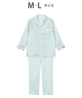 【ワコール 睡眠科学/wacoal suimin】の【パジャマ】 長袖・長ズボン シルクサテン 吸放湿性 睡眠科学/ワコール YDX582 人気、トレンドファッション・服の通販 founy(ファニー) ファッション Fashion レディースファッション Fashion for Women トップス・カットソー Cut & Sew Tops サテン Satin, Glossy Fabric シルク Silk, 100% Silk 長袖 Long Sleeve, Full Sleeve パジャマ Pajamas, Sleepwear パターン Pattern, Design Print メンズ Men's, Menswear ロング Long, Long-Length |ID:prp329100004406295