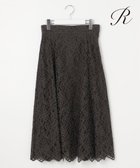 【23区/NIJYUSANKU】の【R(アール)】フラワーコードレース スカート ブラウン系|ID: prp329100004406404 ipo3291000000031975456
