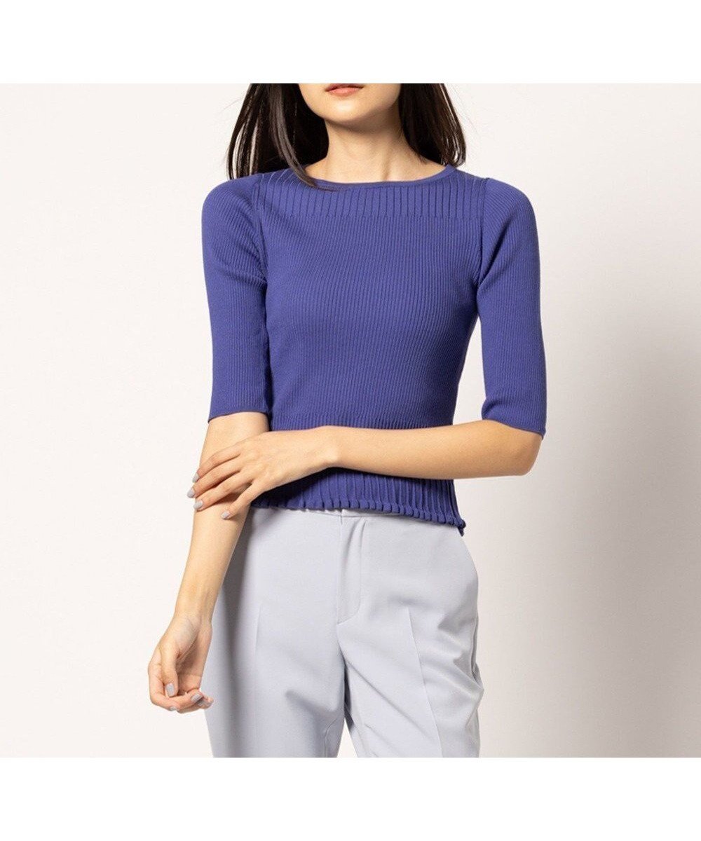 【トッカ/TOCCA】の【洗える】SPRING RESONATE プルオーバー インテリア・キッズ・メンズ・レディースファッション・服の通販 founy(ファニー) 　ファッション　Fashion　レディースファッション　WOMEN　トップス・カットソー　Tops/Tshirt　ニット　Knit Tops　プルオーバー　Pullover　スプリング　Spring　セーター　Sweater　夏　Summer　春　Spring　S/S・春夏　Ss・Spring/Summer　洗える　Washable　ブルーベリー|ID: prp329100004406470 ipo3291000000031951031