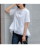 【23区/NIJYUSANKU】の【洗える】コットンポンチコンビジャージー ペプラム カットソー 人気、トレンドファッション・服の通販 founy(ファニー) ファッション Fashion レディースファッション Fashion for Women トップス・カットソー Cut & Sew Tops シャツ・ブラウス・オフィスカジュアル Elegant Blouses & Button-Ups ロングTシャツ・Tシャツ Longline T-Shirts & Tees カットソー・ベーシックTシャツ Cut-and-Sewn Tops / Stretch Tees & Basics 洗える Machine Washable カットソー Cut and Sewn Top コンパクト Compact, Small Size コンビ Combo, Combination Style タフタ Taffeta, Structured Fabric ベーシック Basic, Essential ペプラム Peplum, Flared Hem ボトム Bottoms, Lower Wear ランダム Random, Irregular A/W・秋冬 Autumn/Winter 再入荷 Restock / Back in Stock 2024年 2024 エレガント 上品 Elegant 2024-2025秋冬・A/W Autumn/Winter 2024–25 AW24–25 thumbnail ホワイト系|ID: prp329100004406627 ipo3291000000033215029