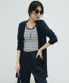 【23区/NIJYUSANKU】の【UVケア/接触冷感】マルチ機能 シアー ロング カーディガン ネイビー系|ID: prp329100004406835 ipo3291000000031118272