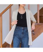 【23区/NIJYUSANKU】の【UVケア/接触冷感】マルチ機能 シアー ロング カーディガン ベージュ系|ID: prp329100004406835 ipo3291000000032081464