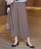 【ティアクラッセ/Tiaclasse】の【新色追加・洗える】センタープレスワイドパンツ モカ|ID: prp329100004407063 ipo3291000000032393817