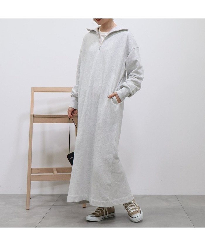【アメリカンホリック/AMERICAN HOLIC】のハーフZIP裏毛ワンピース インテリア・キッズ・メンズ・レディースファッション・服の通販 founy(ファニー) https://founy.com/ ファッション Fashion レディースファッション WOMEN ワンピース Dress アクセサリー Accessories ショート Short スニーカー Sneakers スリット Slit トレンド Trend ハーフ Half ルーズ Loose ロング Long 夏 Summer 春 Spring S/S・春夏 Ss・Spring/Summer |ID: prp329100004407212 ipo3291000000031126646