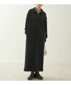 【アメリカンホリック/AMERICAN HOLIC】のハーフZIP裏毛ワンピース Black|ID: prp329100004407212 ipo3291000000031126648