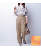 【アンフィーロ 自由区/UNFILO】の【蓄熱】ウールライクツイル ワイドパンツ ベージュ|ID: prp329100004407230 ipo3291000000034310980