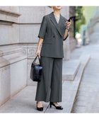 【アンフィーロ 自由区/UNFILO】の【軽量/洗える】TENNEN TOUCH ワイドストレートパンツ グレー|ID: prp329100004407678 ipo3291000000034269667