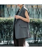 【アンフィーロ 自由区/UNFILO】のTENNEN TOUCH テーラードジレ 人気、トレンドファッション・服の通販 founy(ファニー) ファッション Fashion レディースファッション Fashion for Women アウター Coat / Outerwear Collection トップス・カットソー Cut & Sew Tops ベスト&ジレ / 重ね着スタイル Vests & Gilets インナー Innerwear ウォッシャブル Machine Washable エアリー Airy Texture 春 Spring 軽量 Lightweight, Ultra Light ストレッチ Stretch, Stretchy Fabric セットアップ Set-Up, Coordinated Outfit バランス Balance, Style Balance ベスト Vest, Waistcoat マニッシュ Mannish, Boyish S/S・春夏 SS, Spring/Summer, Warm Season 夏 Summer thumbnail グレー|ID: prp329100004407680 ipo3291000000033406399