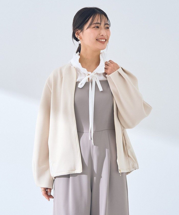 【イェッカ ヴェッカ/YECCA VECCA】のバックギャザー異素材MIXジャケット インテリア・キッズ・メンズ・レディースファッション・服の通販 founy(ファニー) https://founy.com/ ファッション Fashion レディースファッション WOMEN アウター Coat Outerwear ジャケット Jackets ノーカラージャケット No Collar Leather Jackets ギャザー Gather ジャケット Jacket ポケット Pocket 夏 Summer 春 Spring S/S・春夏 Ss・Spring/Summer |ID: prp329100004407704 ipo3291000000031989126