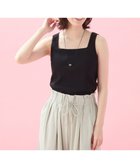 【エニー/ANY】の【新色追加/洗濯機可/UVカット/抗菌防臭/アンチピリング】スクエアタンクトップ ブラック|ID: prp329100004407755 ipo3291000000033588534