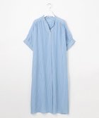 【自由区/JIYU-KU】の【カタログ掲載・接触冷感・UVケア・抗菌防臭・洗える】リヨセルポプリンシャツ ワンピース [新色]サックスストライプ|ID: prp329100004407758 ipo3291000000033337025