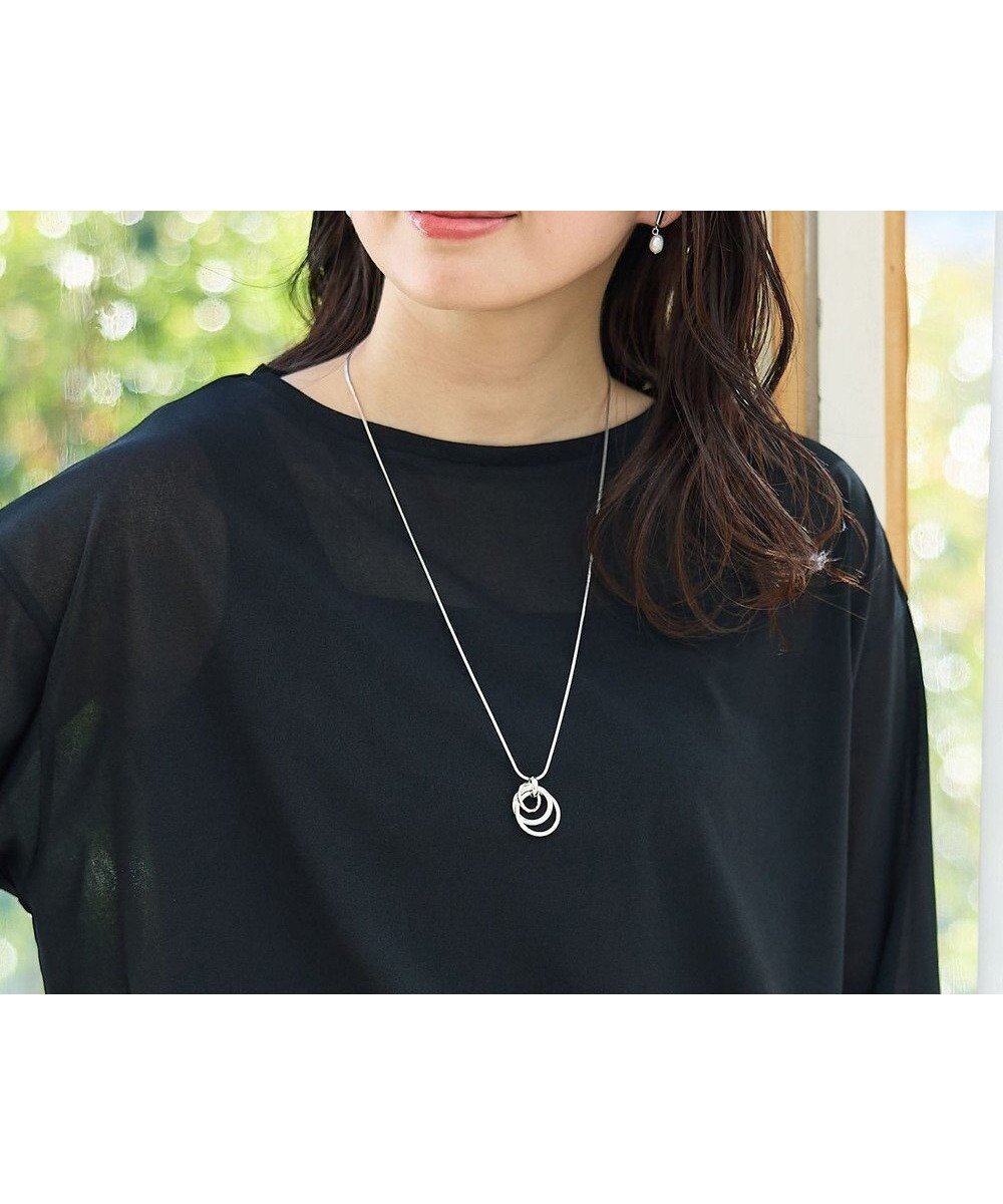 【エニィファム/any FAM】のリングネックレス インテリア・キッズ・メンズ・レディースファッション・服の通販 founy(ファニー) 　ファッション　Fashion　レディースファッション　WOMEN　ジュエリー　Jewelry　リング　Rings　ネックレス　Necklaces　おすすめ　Recommend　アクセサリー　Accessories　ギフト プレゼント　Gift Present　サークル　Circle　シンプル　Simple　ネックレス　Necklace　エレガント 上品　Elegant　再入荷　Restock/Back In Stock/Re Arrival　シルバー|ID: prp329100004407760 ipo3291000000031645425