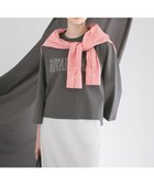 【23区/NIJYUSANKU】の【SLOW/一部店舗限定】MVSコットン フレア袖 ロゴTシャツ グレー系|ID: prp329100004407785 ipo3291000000032032432