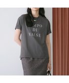 【23区/NIJYUSANKU】の【SLOW/一部店舗限定】MVSコットン ロゴTシャツ グレーxライトグレーロゴ|ID: prp329100004407786 ipo3291000000032746250