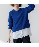 【23区/NIJYUSANKU】の【SLOW/一部店舗限定】リボンヤーン クルーネック ニット ブルー系|ID: prp329100004407794 ipo3291000000031645197