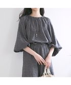 【23区/NIJYUSANKU】の【SLOW/一部店舗限定】コットンジャカード ブラウス 人気、トレンドファッション・服の通販 founy(ファニー) ファッション Fashion レディースファッション Fashion for Women トップス・カットソー Cut & Sew Tops シャツ・ブラウス・オフィスカジュアル Elegant Blouses & Button-Ups 春 Spring ギャザー Gathered, Ruffled コンパクト Compact, Small Size ジャカード/ジャガード Jacquard, Woven Pattern スリーブ Sleeve, Long Sleeve / Short Sleeve デニム Denim, Jeans Material フラワー Flower, Floral ワッシャー Washer, Crinkled Finish S/S・春夏 SS, Spring/Summer, Warm Season おすすめ Recommended / Our Picks 夏 Summer 2025年 2025 2025春夏・S/S Spring/Summer 2025 SS25 thumbnail グレー系|ID: prp329100004407799 ipo3291000000033440799