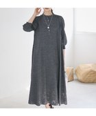 【23区/NIJYUSANKU】の【SLOW/一部店舗限定】コットンジャカード ワンピース グレー系|ID: prp329100004407801 ipo3291000000032759260