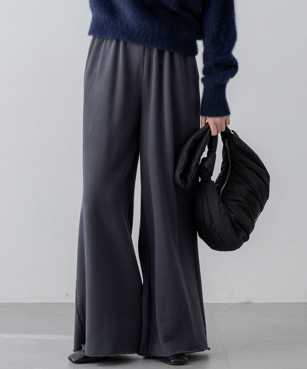 【23区/NIJYUSANKU】の【SLOW/一部店舗限定】ハイゲージテリー スウェット パンツ インテリア・キッズ・メンズ・レディースファッション・服の通販 founy(ファニー) 　ファッション　Fashion　レディースファッション　Fashion for Women　パンツ　Pants & Trousers　春　Spring　カットソー　Cut and Sewn Top　ガウチョ　Gaucho　コンパクト　Compact, Small Size　ジャケット　Jacket, Outerwear　スウェット / スエット　Sweatshirt, Sweatwear　デニム　Denim, Jeans Material　リラックス　Relax, Relaxed Fit　ループ　Loop, Loop Knit　ワイド　Wide, Wide Fit　S/S・春夏　SS, Spring/Summer, Warm Season　夏　Summer　エレガント 上品　Elegant　2025年　2025　2025春夏・S/S　Spring/Summer 2025 SS25　グレー系|ID: prp329100004407814 ipo3291000000034271559